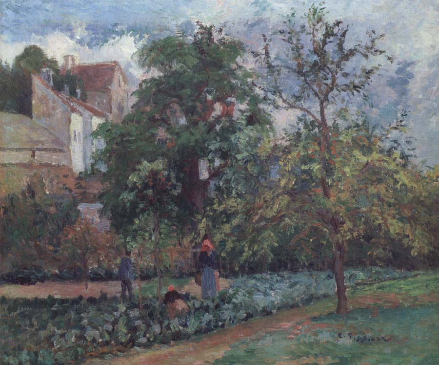 The orchard at Maubuissson,Pontoise Le verger a Maubuisson,Pontoise